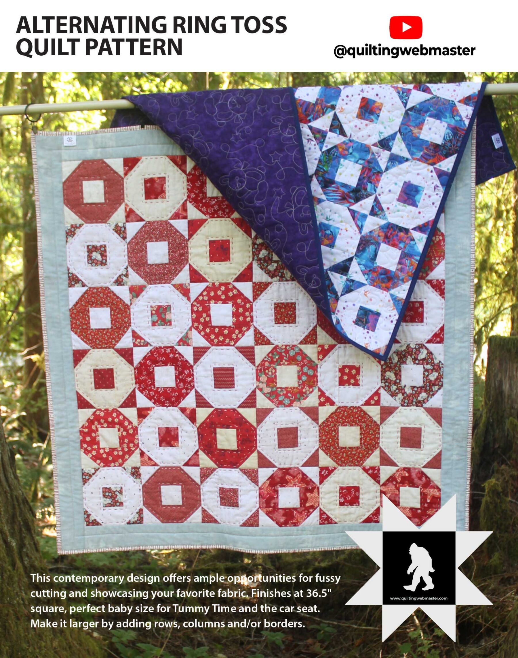 Alternating Ring Toss Pattern Cover