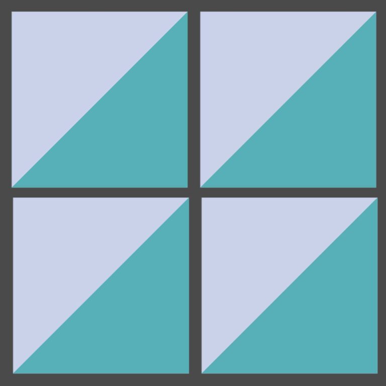 Calculate Square Size for 4 at a Time Half Square Triangles (HSTs)