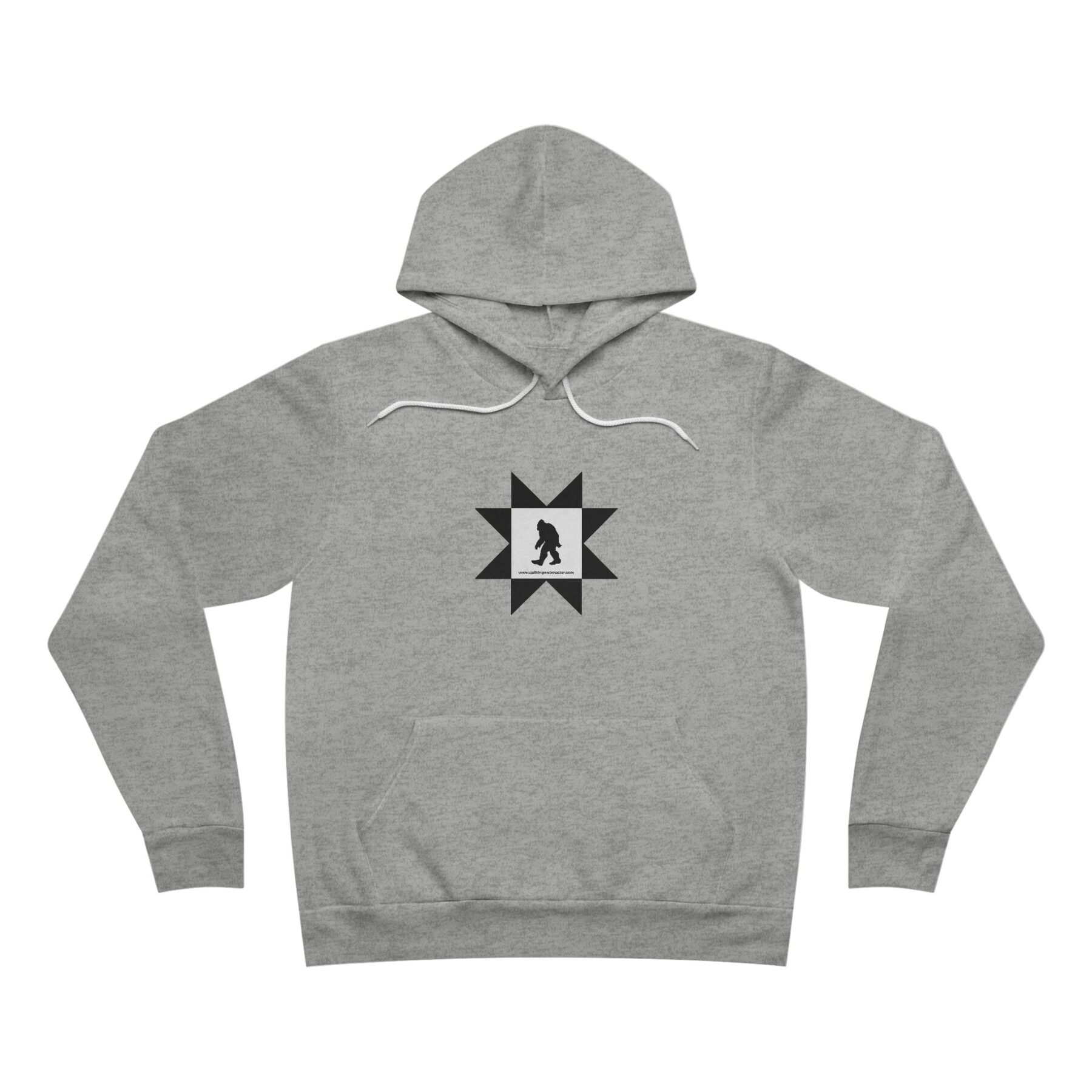 Quilty Squatch Unisex Sponge Fleece Pullover Hoodie