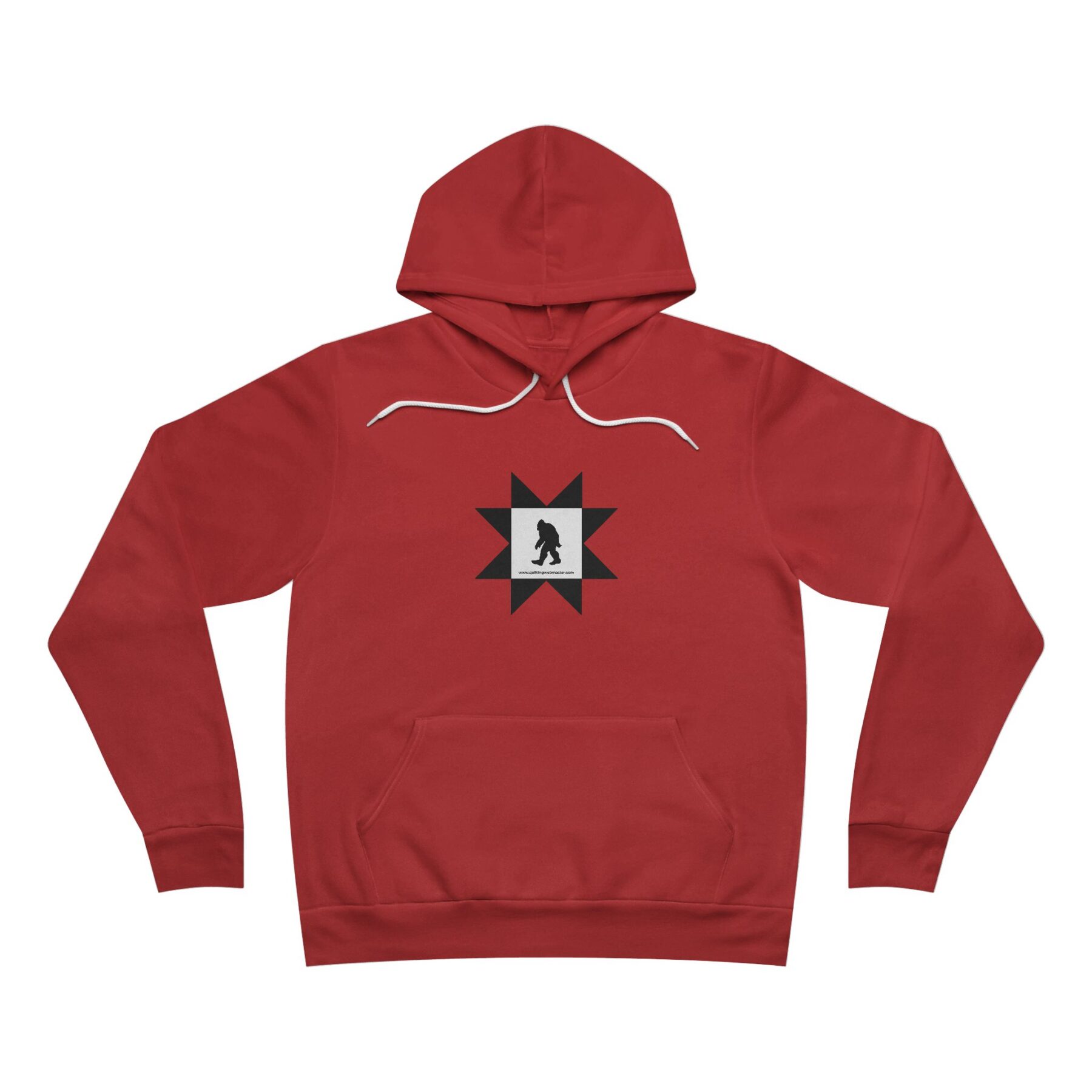 Quilty Squatch Unisex Sponge Fleece Pullover Hoodie - Image 4