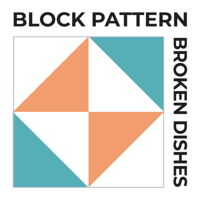 Block Pattern Broken Dishes