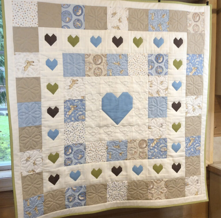 How Much I Love You Baby Quilt Pattern Coming Soon