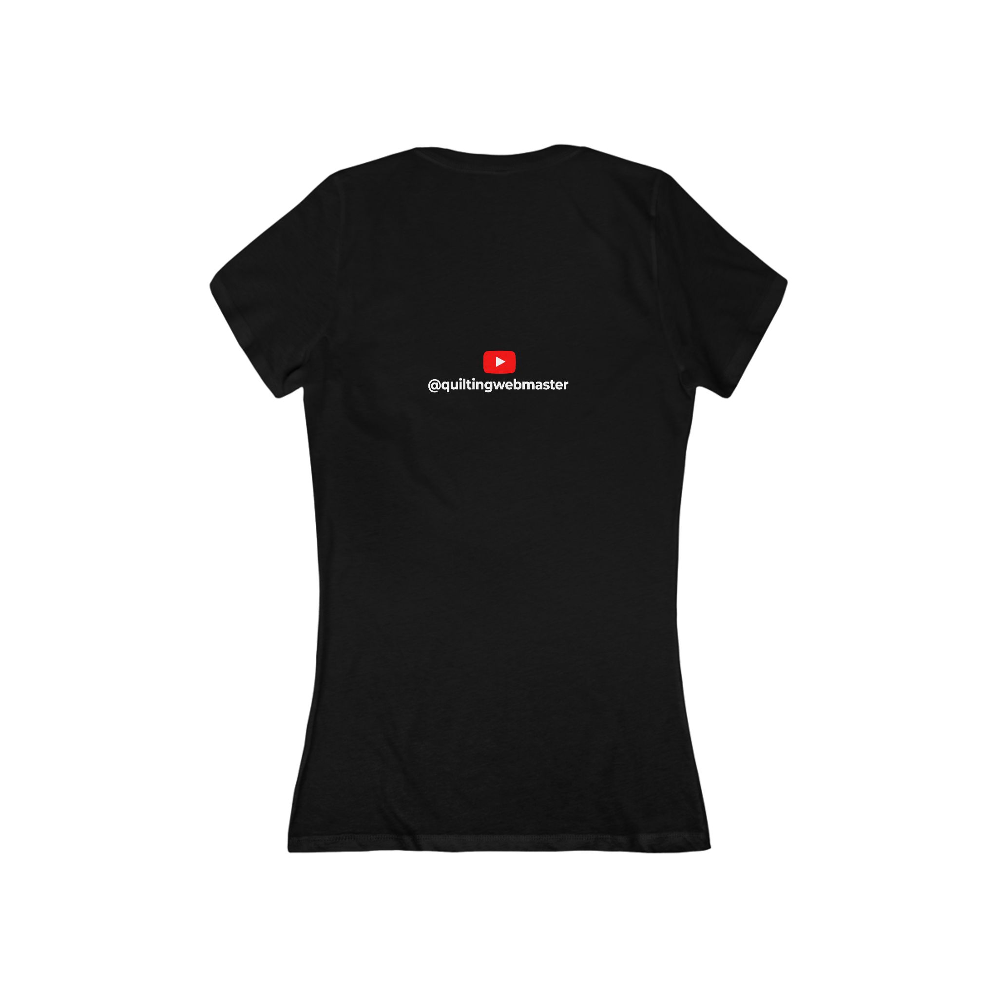 YouTube Short Sleeve Deep V Tee - Image 6