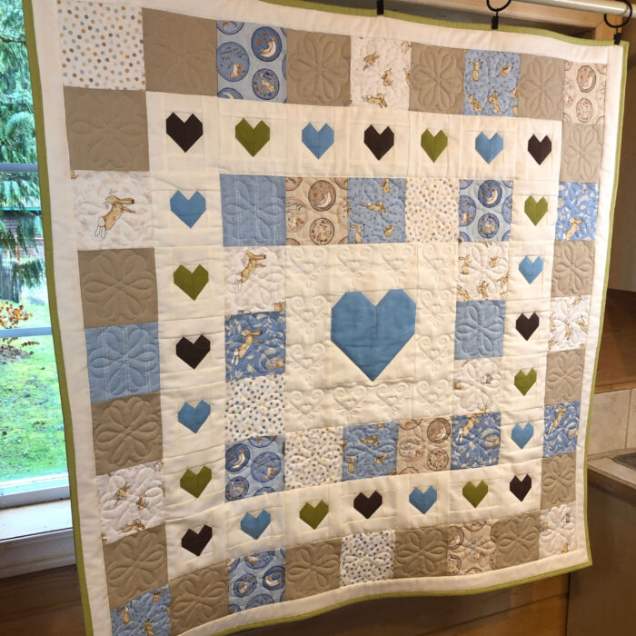 How Much I Love You Baby Quilt