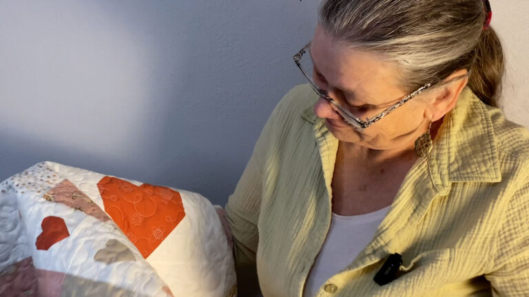 Finishing the How Much I Love You baby quilt